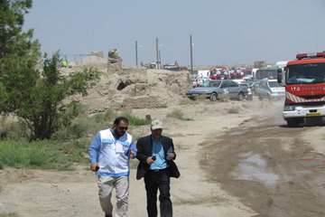 گزارش تصویری: برگزاری مانور زلزله روستای بیاض ( شهرستان انار)